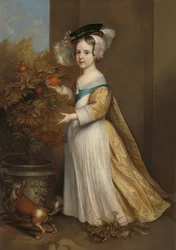 Portret van Willem III, Prins van Oranje, op vierjarige leeftijd